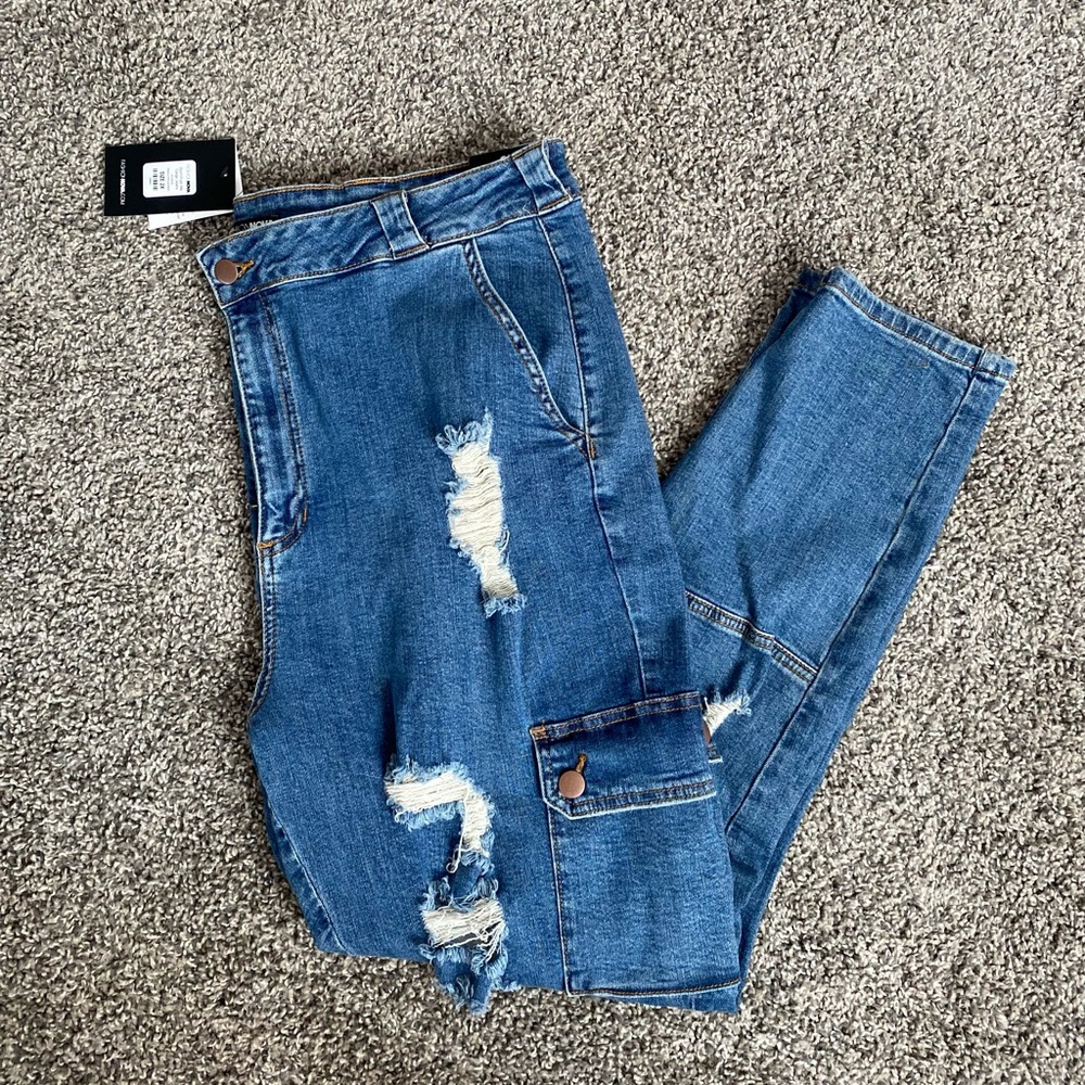 NWT FashionNova Don’t Push Me Cargos